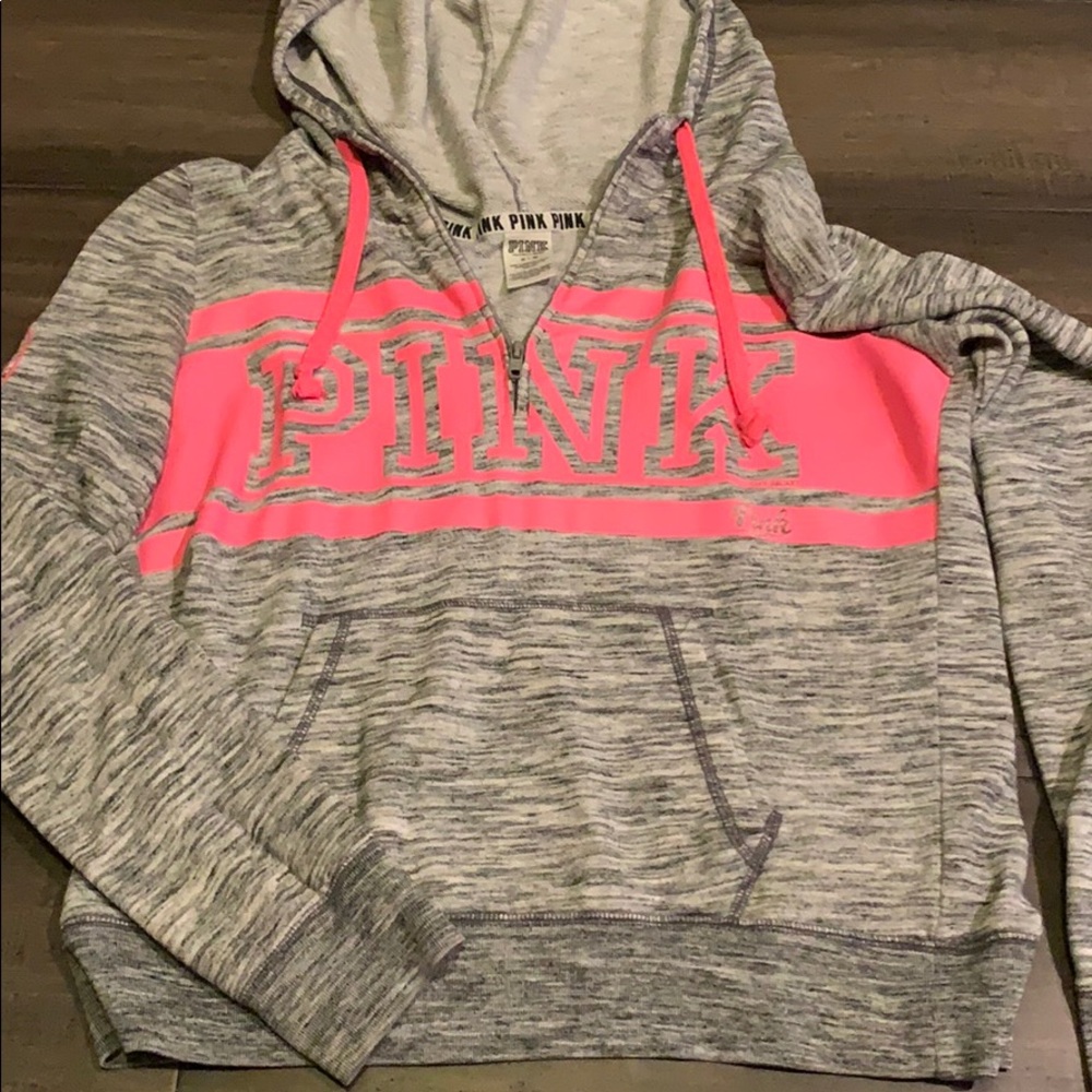 Neon pink hoodie
